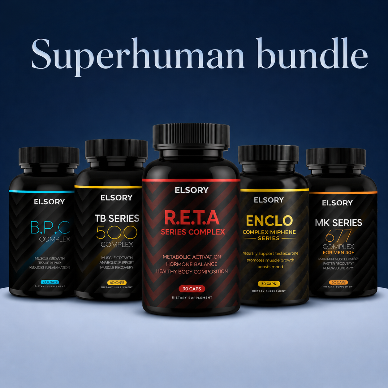 Superhuman Bundle - GH Gains, Recovery, Testosterone & Weight management