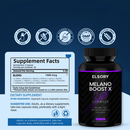 MelanoBoost X – tanning support